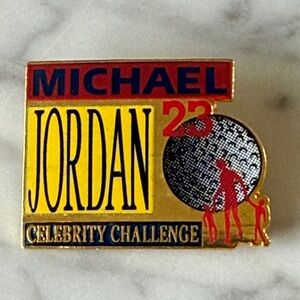 Michael Jordan Upper Deck Celebrity Challenge Pin